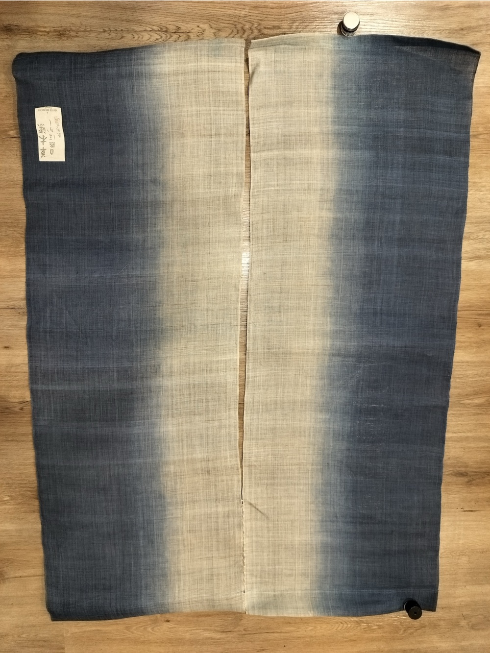 Authentic Kyoto Japanese Indigo Dyed Linen Noren Doorway Curtain W/ Box
